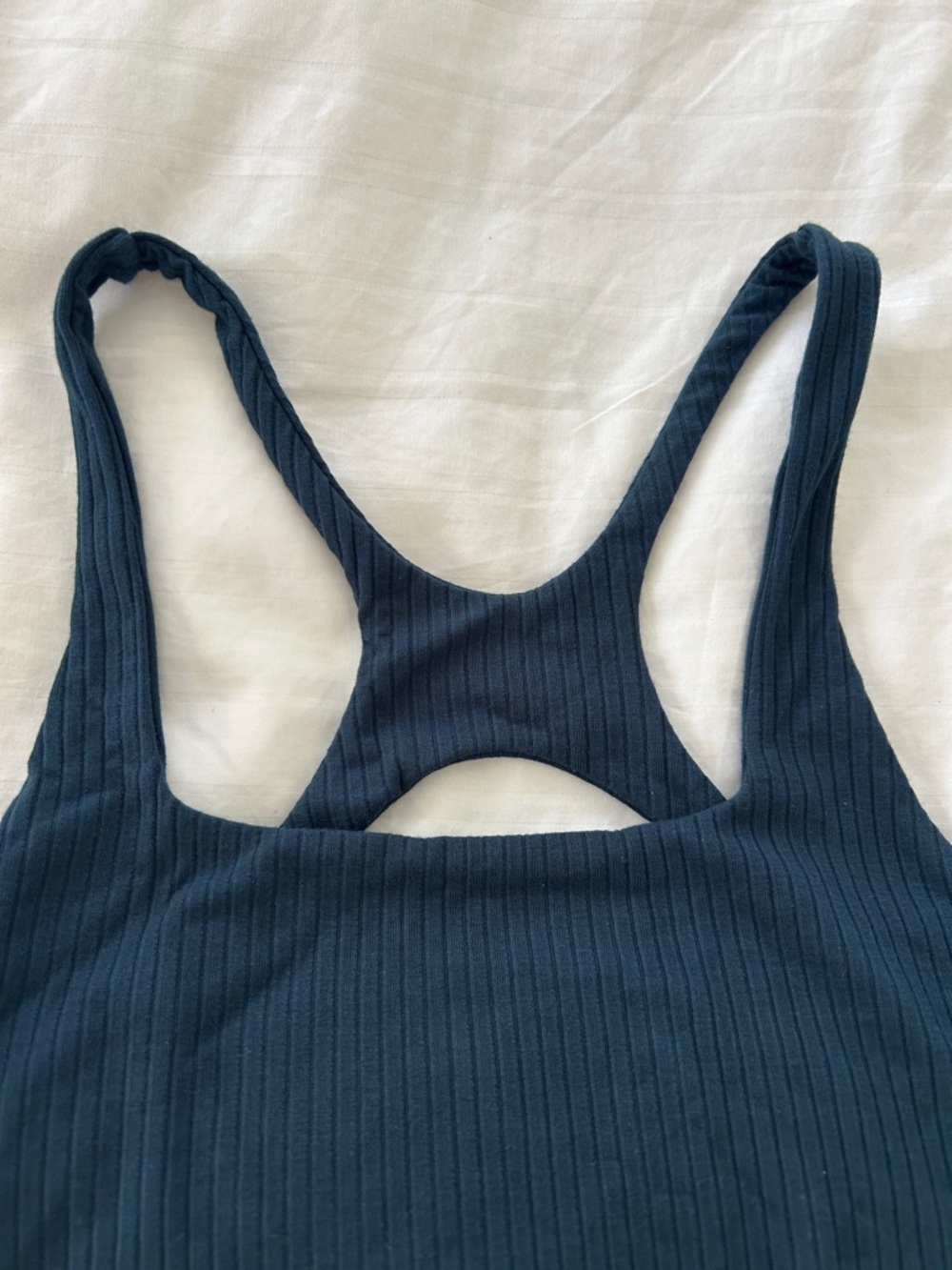 Acacia Ribbed Minnie Bodysuit color is Horizontal size M - Picture 6 of 9